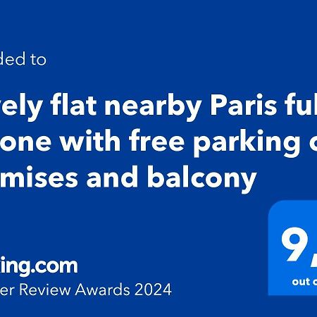 Lovely Flat Nearby Paris Fully Redone With Free Parking On Premises And Balcony Clichy Esterno foto