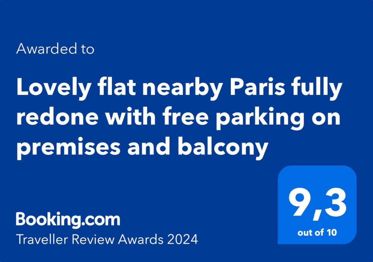 Lovely Flat Nearby Paris Fully Redone With Free Parking On Premises And Balcony Clichy Esterno foto